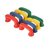 minkissy 8pcs Boy Girl's Telephone Handset Toys Realistic Simulation Handset for Pretend Play in Classroom Plastic Simulation Props for Boys and Girls Communication Skills