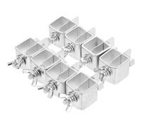 minkissy 8pcs Butt Welding Clamps Auto Body Panel Sheet Metal Clamps for Car Door Alignment Welding Supply Positioning Fixing Tool