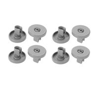 minkissy 8pcs Dishwasher Wheel Dishwashing Basket Pulley Compatible Heavy Duty Caster Wheels for Dishwasher