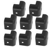 minkissy 8pcs Guitar Protector Corner Guards Durable Plastic Speaker Corner Protectors for Amplifiers Easy Install Robust Protection for Musical Equipment Versatile Coverage