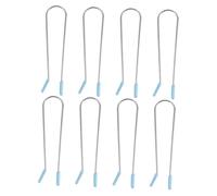 minkissy 8pcs Hair Roller Clips Heat-resistant Curling Clips for Hair Types Compact and Hot Curler Securing for Travel and Styling