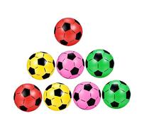 minkissy 8Pcs Inflatable Soccer Balls for Fun Football for and Bright for Boys and Stimulates Color Cognition