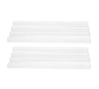 minkissy 8pcs Mini Mahjong Tile Rack Transparent U-shaped Stand Compact Lightweight Organizer for Travel Game Night Family Gatherings