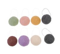 minkissy 8pcs Natural Facial Sponges Face Cleansing Brush Exfoliator Pores Cleaning for Makeup Removal