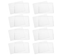 minkissy 8pcs Plastic Storage Boxes Lids for Cards Id Card Organizer Case Design for Home Office