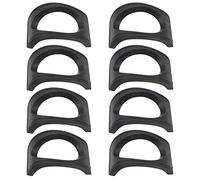 minkissy 8pcs Resin Ocarina Holders Black One-piece Design Stand Prevents Instrument Damage Suitable for Indoor and Outdoor Use Musical Instrument Accessory