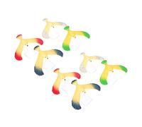 minkissy 8pcs Retro Balancing Bird Educational Gravity Plaything for Balance Bird for Finger Balancing Fun Stress Relief and Curiosity Stimulation
