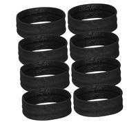 minkissy 8pcs Running Sweat-absorbent Headband for Gym Sports and Workout Elastic Stretchy Design for Yoga and Exercise Sessions