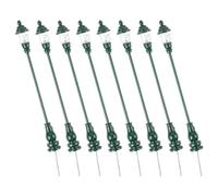 minkissy 8pcs Scale Green LED Lights for Scene Enhancement and Realistic Display
