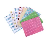 minkissy 8pcs Shoe Organiser Mesh Drawstring Bag Travel Shoes Bags Storage Pouch Pattern Printing Random Color