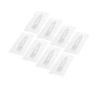 minkissy 8pcs Transparent Self Adhesive Shelf Support Pegs No Punch Durable Shelf Holders for Wardrobe Partition Kitchen Cabinet with No Trace Design