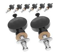 minkissy 8pcs Ukulele String Tuning Pegs Heads Professional-grade Precision Engineering Anti-slip Round Knobs Comfortable Grip for Beginners and Advanced Players
