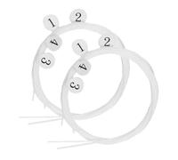 minkissy 8pcs Ukulele Strings Nylon Replacement Set Nylon Ukulele Strings Pack for Soprano Tenor Accessories Music Instrument Supplies