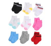 minkissy 9 Pairs Cotton Doll Socks for Dolls Cheerleader Style Socks Compatible with Action Figures and Pretend Play Outfits