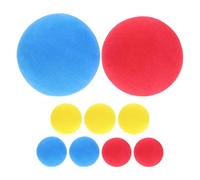 minkissy 9 Pcs Eva Sponge Baseball Set for Kids Soft Lightweight Training Balls with Portable Design and Skill Development for Group Play and Children's Entertainment