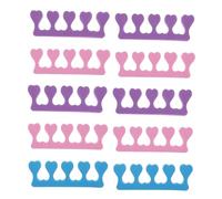 minkissy 90pcs Heart Shape Toe Separators Soft Eva Nail Art Dividers for Manicure and Pedicure Cute Foot Spacers and Comfortable Nail Polish Application