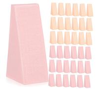 minkissy 96pcs Eco-friendly Makeup Sponges Translucent Powder Puff Foundation Sponge Brush Professional Makeup Tools