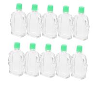 minkissy 9ML Glass Essential Oil Bottle 10pcs Mini Refillable Container for Medicinal Oils Small Dropper Bottles for Travel and Aromatherapy