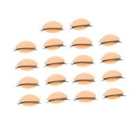 minkissy 9Pair Double Silicone Eyelash Practice Eyelids for Mannequin Head Removable Realistic Lash Extension Training Quick Swap Replacement for Lash Technicians and Makeup Practice