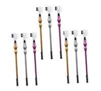 minkissy 9pcs Curl Your Eyelashes Eyelash Brush Spoolies Makeup Brushes for Travel Home
