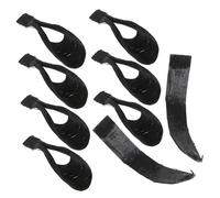 minkissy 9pcs Hair Clip Bangs Authentic Peking Opera Sideburns Realistic Fake Bangs for Stage Performances Daiyu