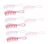 minkissy 9pcs Retro Big Back Hair Comb Plastic Wide Teeth Comb for Hair Detangling for Men Women