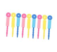 minkissy 9pcs Sponge Hair Curlers Soft Flexible Hair Styling Tools Safe Durable Skin Friendly Material Easy No Heat Use for Wavy Curly Styles at Home Salon