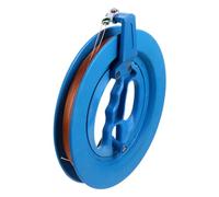 minkissy ABS Plastic Kite Reel Winder Tool with Random Color Handle 300m Spool for Kite Flying for Outdoor Activities and Garden Use