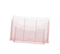 minkissy Acrylic Nail Art Pen Holder Dustproof Makeup Organizer Compartments Cosmetic Storage Box