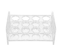 minkissy Acrylic Shot Glass Organizer 5 Pcs Holder Lightweight Washable with Simple Design Beautiful Appearance for Drinkware Display and Drying Wine Cups