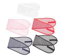 minkissy Adjustable 5pcs Hairbands for Women Tape Hair Styling Tool Beauty Hairdressing Headband Available in Red Blue Black White Pink
