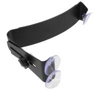 minkissy Adjustable Black Classic Guitar Foot Stool with Suction Cup Ergonomic Wooden Leg Support for Acoustic Classical Guitar and Ukulele Playing for Musicians