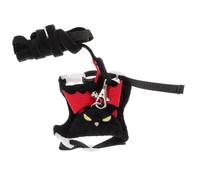 minkissy Adjustable Pet Harness Leash Set for Cats and Small Pets, Polyester and Non-woven Fabric, Convenient to Wear and Prevents Getting Lost, for Outdoor Walking and Halloween