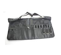 minkissy Adjustable Professional Makeup Brush Waist Bag with Multiple Pockets Photo Purse Organizer for Tools Portable Cosmetic Belt Pouch for Makeup Artists Black
