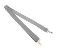 minkissy Adjustable Snare Drum Strap with Metal Buckle Heavy-duty Nylon Shoulder Harness for Marching Band and African Drum 145cm in Dark Grey for Parade and Concert Use