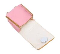 minkissy Adorable Mini Doll Schoolbag Model Pink Miniature Backpack for Dollhouse Decoration Compact Lightweight Tiny House Accessory Smooth Surface DIY Ornament Gift