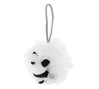 minkissy Adorable Panda Bath Loofah for Kids Soft Mesh Shower Pouf Gentle Exfoliating Body Scrubber Toddler Washcloths Easy to Clean