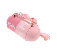 minkissy Aesthetic Crossbody Bag for Women Colorblock Design Duffle Tote for Sports Swim and Travel Stylish Pink Capsule Shape with Ample Space
