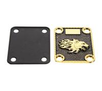 minkissy Alloy Guitar Neck Shim with Golden Animal Head Design Reinforces Stability and Enhances Sound Quality Unique and Simple Guitar Accessory Replacement Parts