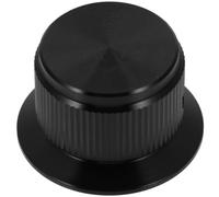 minkissy Aluminum Alloy Amplifier Knob Black Knurled Rotary Control Potentiometer Cap Replacement for Electric Guitar and Audio Equipment