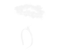 minkissy Angel Headband for Cosplay and Parties White Feathered Hair Accessory for Costume Performances and Celebrations