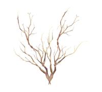 minkissy Antler Branches Tree Ornaments Fake Dried Twigs for Halloween Christmas Decor Set of 2