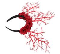 minkissy Antler Headband Tree Branch Hairband Decoration Party Wear Festival Accessory