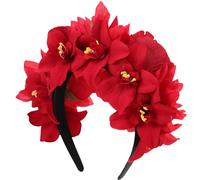 minkissy Artificial Flower Headband for Women Floral Headband Decorative Elements for Party Headpieces and Tea Party Occasions Hair Decoration for Cosplay and Special Events