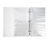minkissy Artwork Portfolio Book with Loose-Leaf Design Large Capacity for Organizing Collectibles, Modern Simple Style Photo Album Suitable for Artworks and Paintings