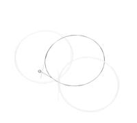 minkissy Balalaika Strings Replacement Set 101cm Length Nylon 3pcs with Moderate Tension and Sweet Tone White Colour for Classical Balalaika Instruments Suitable for Folk and World Music