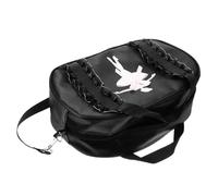 minkissy Ballet Dance Bag Stylish Dance Shoulder Bag for Spacious Storage and Ergonomic Strap for Dance Essentials and Daily Use with Lace Ballerina Pattern