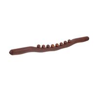 minkissy Bamboo Massage Stick Tool 14-inch Manual Body Massager Pointed Wooden Roller for Deep Tissue Relief for Neck Back and Overall Muscle Relaxation for Home Use