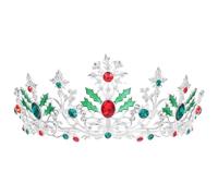 minkissy Baroque Crown Headband for Women Elegant Alloy Bridal Tiara Lightweight Prom Hair Accessories for Weddings Parties Noble Design for Celebrations