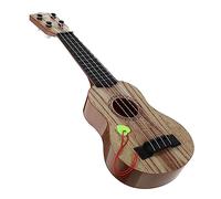 minkissy Baroque Pearl White Ukulele Guitar for Beginner Musical Instrument Lightweight Educational Music for Boys and Realistic Design for Early Learning and Parent Interaction